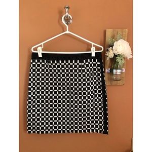 Black House White Market checkered skirt
